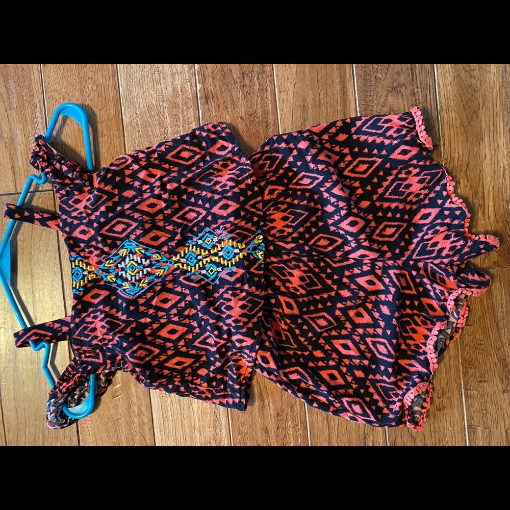 Girls Justice shorts romper.